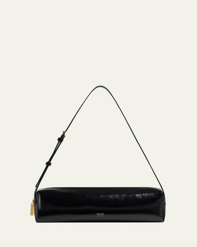 Kye Zip Leather Shoulder Bag